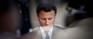 Hat die absolute Mehrheit im Parlament verloren: Emmanuel Macron.