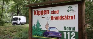 Menschen, die sich im Wald nicht an die Regeln halten, sind offenbar die größte Gefahrenquelle für Waldbrände.