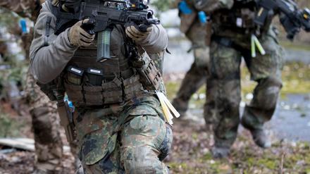 Eine ganze Kompanie des Kommando Spezialkräfte war dermaßen von Rechtsextremen unterwandert, dass es diesen Sommer aufgelöst wurde.  dpa 