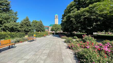 Blick aufs Rathaus