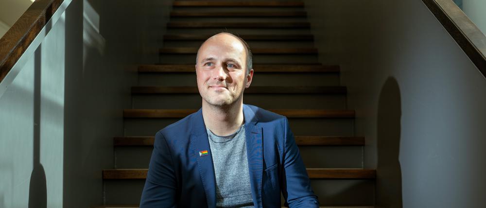 Sven Lehmann., der Queer-Beauftragte der Bundesregierung.  