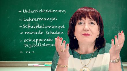 Bildungssenatorin Astrid-Sabine Busse bekommt ein „ausreichend“.