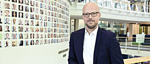 IHK-Präsident Sebastian Stietzel im Ludwig-Erhard-Haus.