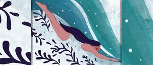 Eintauchen, abschalten: Schwimmen ist einer der wenigen Sportarten, bei denen man sich nur auf eine Sache konzentrieren kann. 