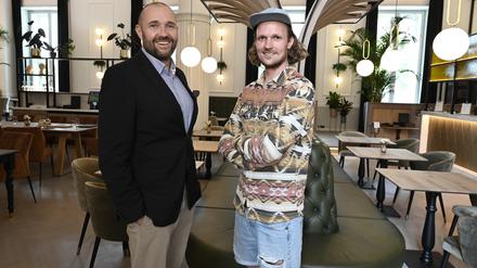 Restaurantmanager Robert Kittelmann und der Koch Fabian Fiedler.
