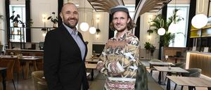 Restaurantmanager Robert Kittelmann und der Koch Fabian Fiedler.