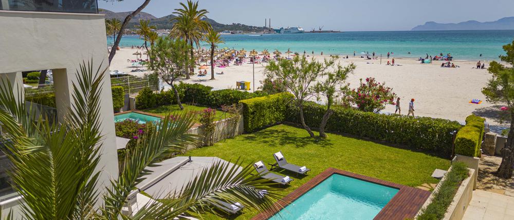 Eine Villa auf Mallorca aus dem Portfolio von Myne. Andere Objekte liegen zum Beispiel an der Ostsee oder in Tirol.