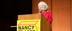 Die Soziologin Nancy Fraser spricht bei den Benjamin Lectures an der HU Berlin.