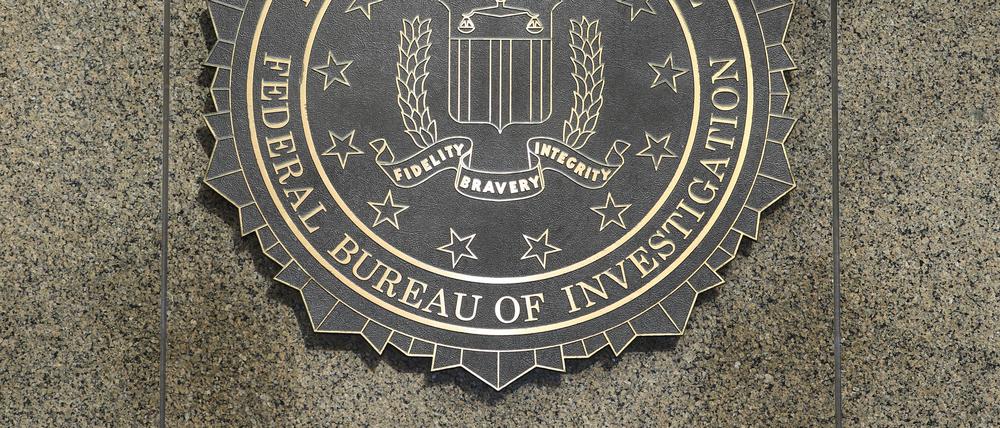 Das Logo des FBI.