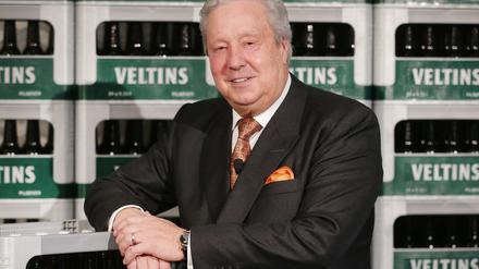 Michael Huber, Generalbevollmächtigter der Privatbrauerei Veltins. Steigende Preise bei Energie, Glas und Malz machen das Bierbrauen immer teurer.