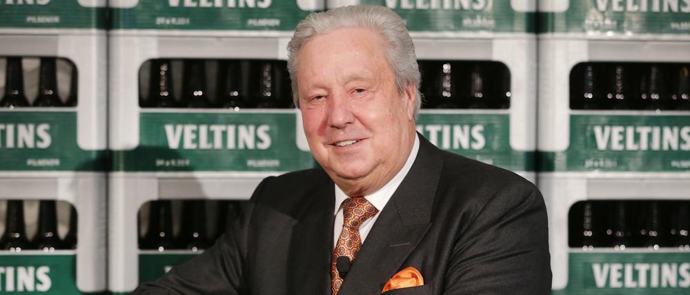 Michael Huber, Generalbevollmächtigter der Privatbrauerei Veltins. Steigende Preise bei Energie, Glas und Malz machen das Bierbrauen immer teurer.