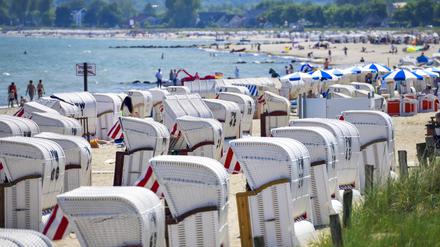Ostseestrand in Schleswig-Holstein.
