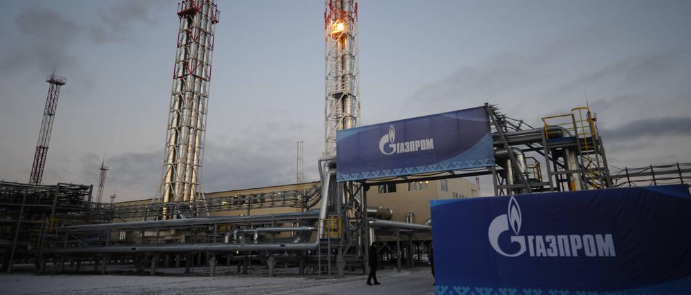 Das Bovanenkovo-Gas- und Ölfeld auf der Jamal-Halbinsel.