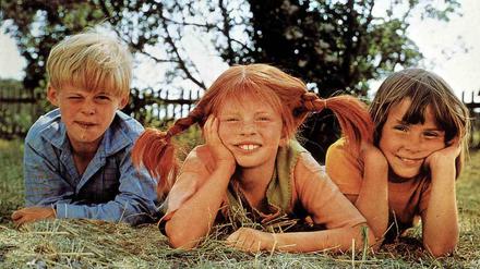 Die Schauspieler:innen Pär Sundberg, Inger Nilsson, Maria Persson (v. l. n. r.) aus dem Klassiker im Jahr 1968