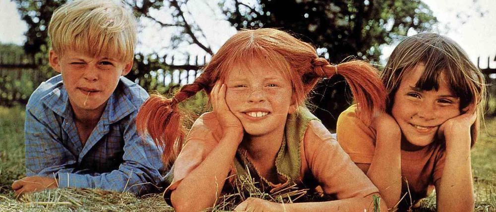 Die Schauspieler:innen Pär Sundberg, Inger Nilsson, Maria Persson (v. l. n. r.) aus dem Klassiker im Jahr 1968