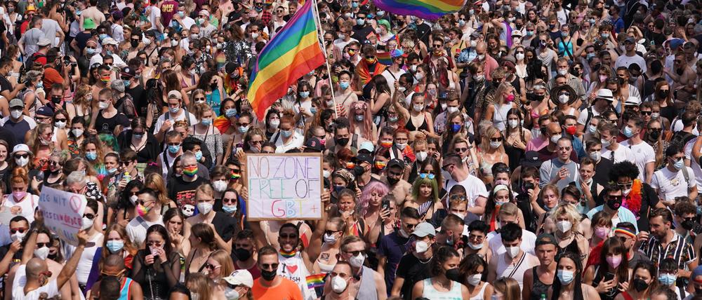 Für den CSD am kommenden Samstag, sind tausende Besucher:innen angemeldet.