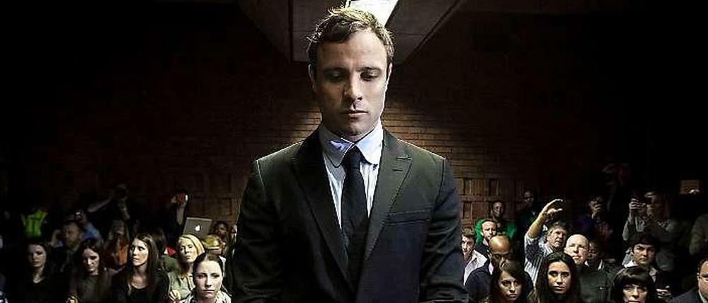 Oscar Pistorius auf der Anklagebank