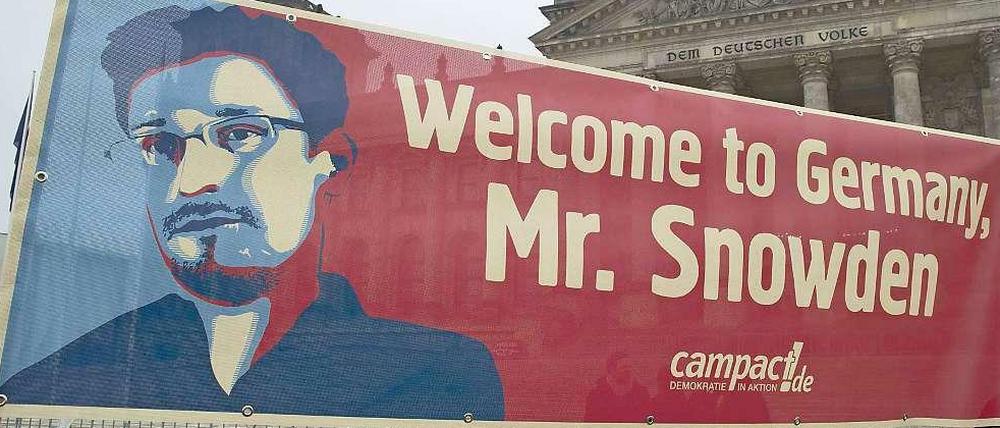 Whistleblower Edward Snowden ist bei der deutschen Bevölkerung durchaus beliebt.