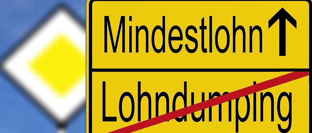 Mindestlohn.