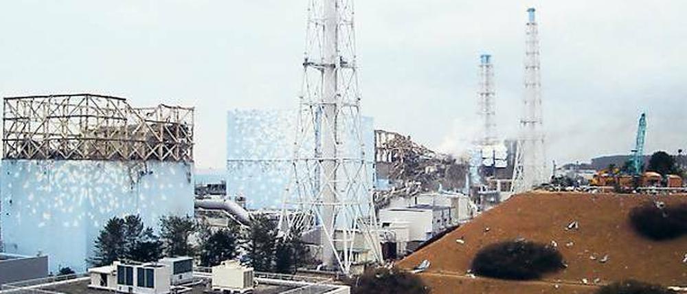Zerstört: Drei der vier Blöcke im AKW Fukushima sind sichtbar zerstört.