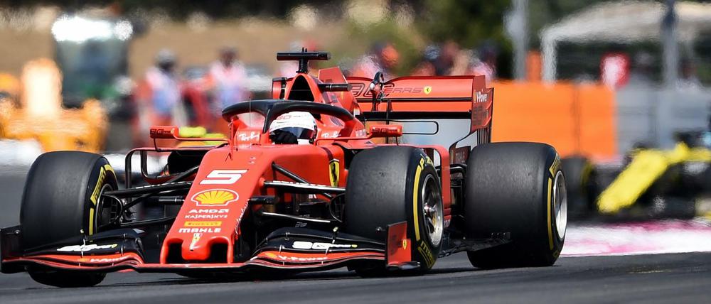 Ein Formel-1-Wagen. 