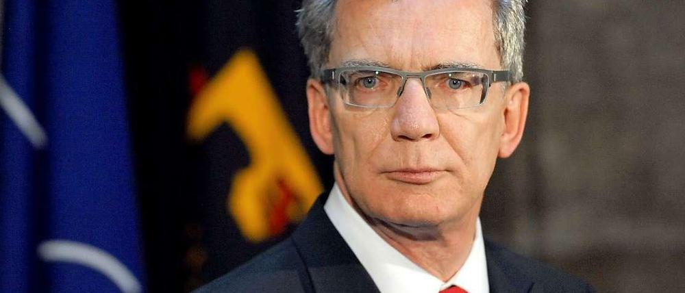 Der Bundesinnenminister Thomas de Maizière.