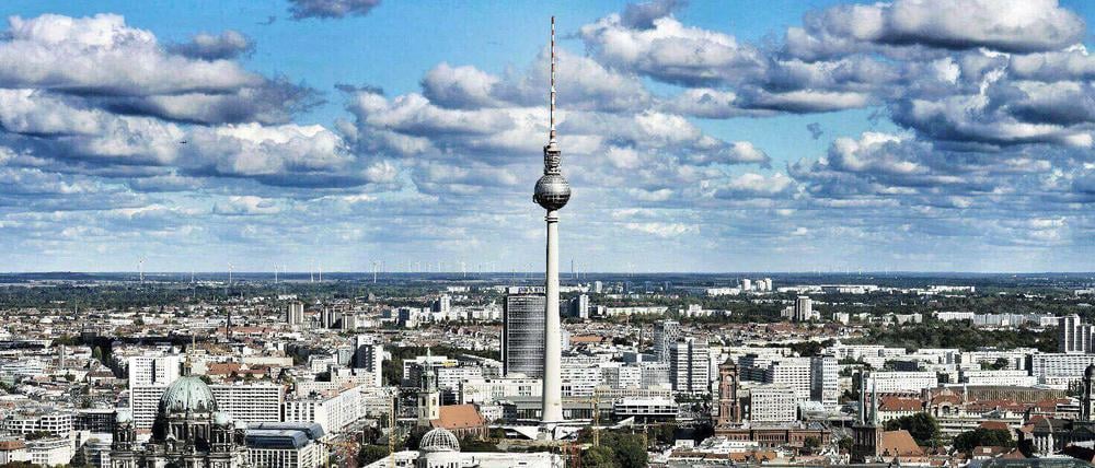Blick auf Berlin-Mitte.
