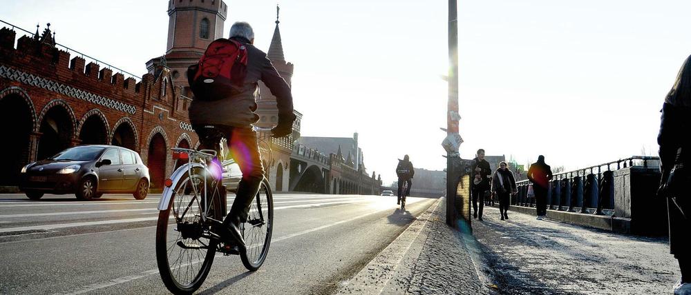 Radfahren.