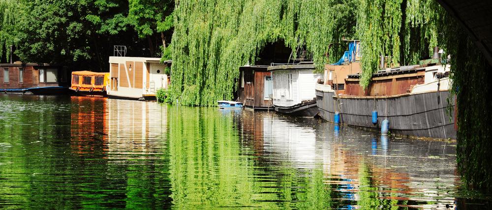 Der Landwehrkanal in Berlin. 