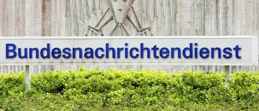 Eingang zum Bundesnachrichtendienst in Pullach, wo der Geheimdienst noch residiert.