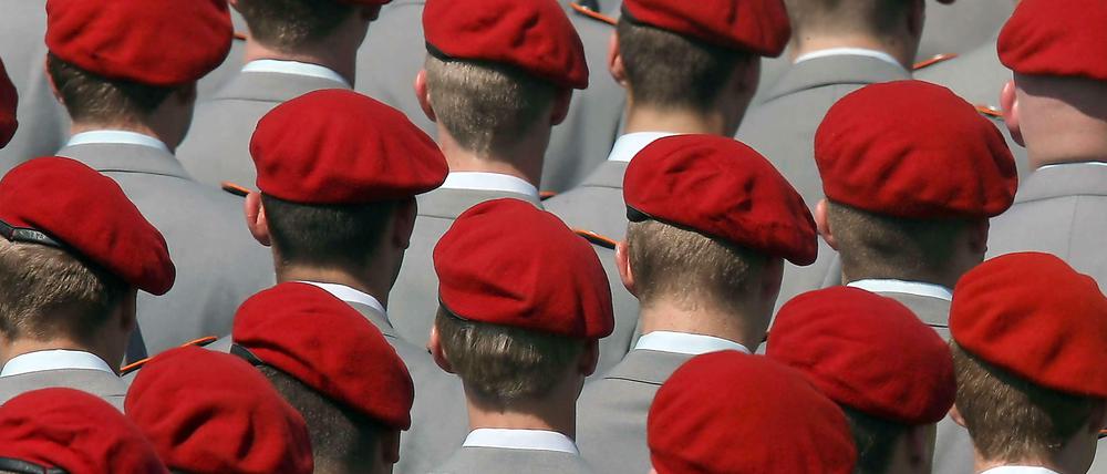 Eine Gruppe Bundeswehrsoldaten.