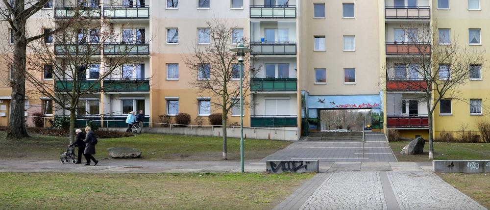 Wohngebiet Am Schlaatz, DDR-Plattenbauten, Potsdam