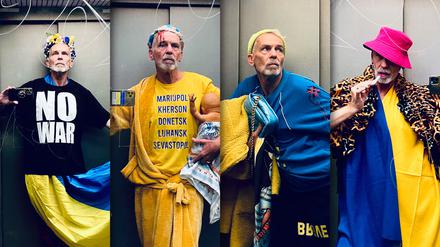 Täglich blau-gelb: Am 22. Februar postete er das erste Protestbild gegen Putins Aggressionen. Seitdem macht Frank Wilde nur noch Fotos im Ukraine-Look.