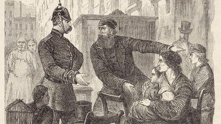 Schon vor 150 Jahren herrschte Platzmangel in der Hauptstadt – und Vermieter warfen Familien nach Lust und Laune auf die Straße.