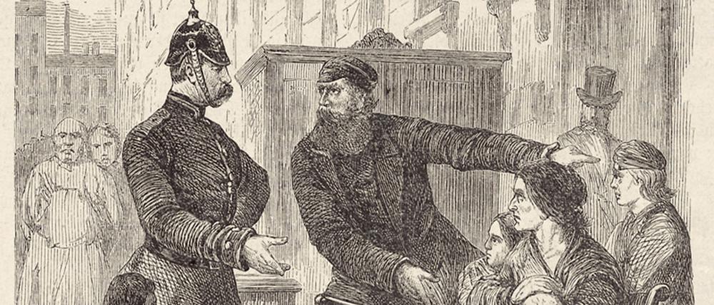 Schon vor 150 Jahren herrschte Platzmangel in der Hauptstadt – und Vermieter warfen Familien nach Lust und Laune auf die Straße.
