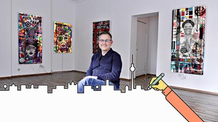 Michael Fritsch betreibt zusammen mit einem Freund die „Galerie Schöne Weide“.