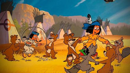 Tipis und Prärie. Yakari lieben viele Kinder. 