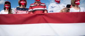 Wie viele sind sie dieses Mal? 2016 unterschätzten die Umfrageforscher den Anteil von Trump-Anhängern in der Wählerschaft. Hier im Bild: Unterstützer bei einer Wahlkampfveranstaltung in North Carolina im Oktober 2020.