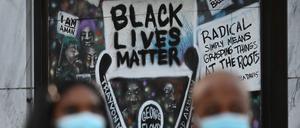 Black-Lives-Matter-Poster in Washington, DC (Symbolbild)