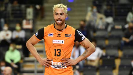Benjamin Patch (26) spielt als Diagonalangreifer seit 2018 für die BR Volleys und wurde gleich in seiner ersten Saison Deutscher Meister mit den Berlinern.