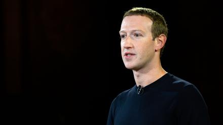Mark Zuckerberg speaks at Georgetown University in Washington on October 17, 2019.