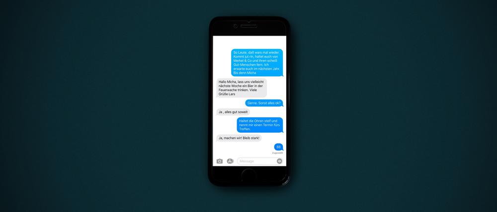Der Chat zwischen den LKA-Beamte Lars O. und Michael W.