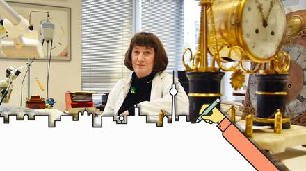 Marina de Fümel restauriert seit 34 Jahren Uhren im Stadtmuseum.