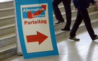Die AfD Berlin musste ihren Parteitrag bereits drei Mal verschieben. Es fehlten passende Räumlichkeiten.