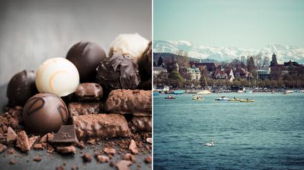Geht beides sehr gut in Zürich: Schlemmen und Schwimmen.