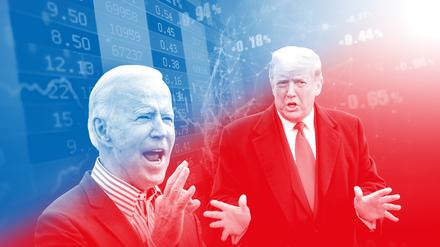 Joe Biden und Donald Trump.