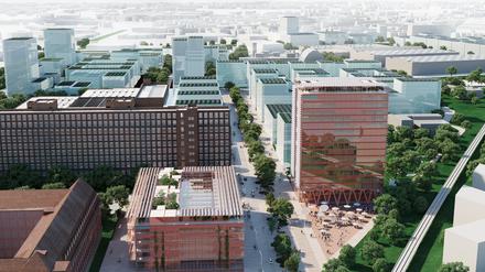 Simulationen Siemensstadt Siemensstadt Square 
Foto: Siemens AG