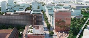 Simulationen Siemensstadt Siemensstadt Square 
Foto: Siemens AG