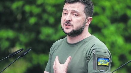 Vom Politiker zum Volkshelden: Wolodymyr Selenskyj steht seit dem 24. Februar 2022 im Interesse der
Weltöffentlichkeit.