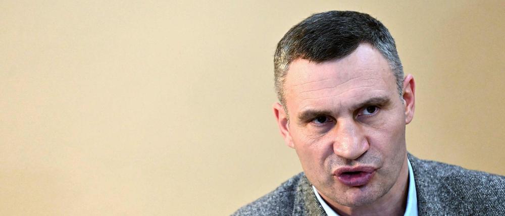 Der Ex-Boxweltmeister und Bürgermeister von Kiew Vitali Klitschko.